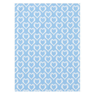 Nappe Motif des Coeurs Bleus Blancs