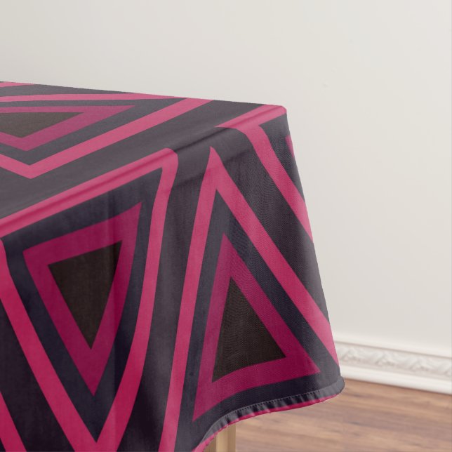 Nappe Motif des triangles roses (In Situ)