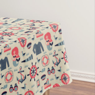 Nappe Motif d'espèce marine