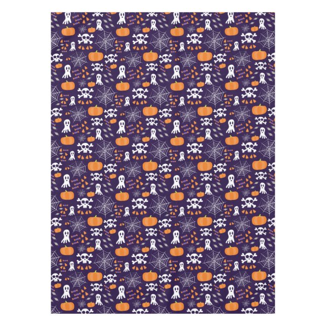 Nappe Motif d'Halloween amusant (Devant)