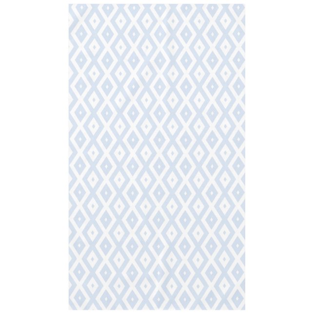 Nappe Motif diamant bleu pâle et blanc (Devant)