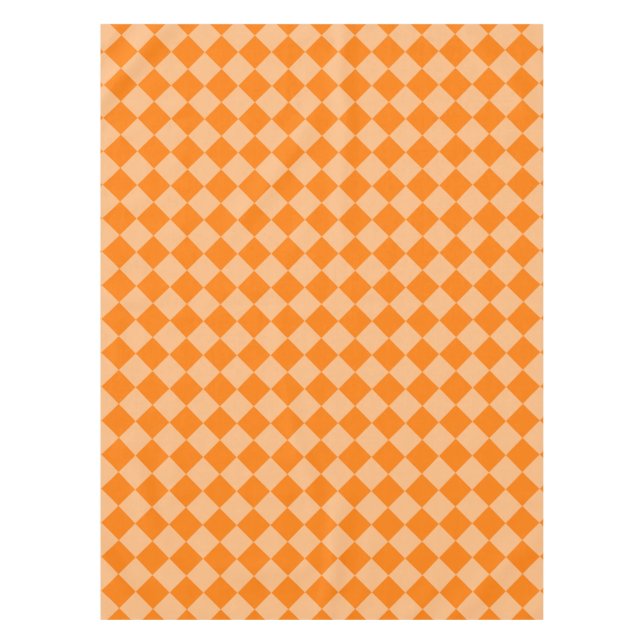 Nappe Motif diamant Orange Checker (Devant)