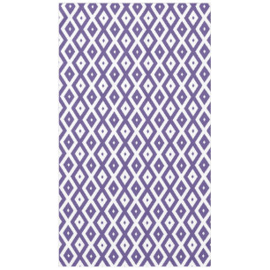 Nappe Motif diamant ultra violet et blanc