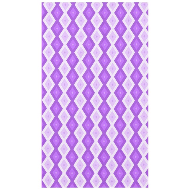 Nappe Motif diamant violet clair (Devant)