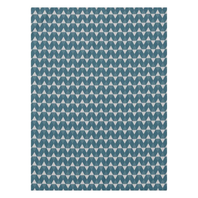 Nappe Motif diamants bleus (Devant)