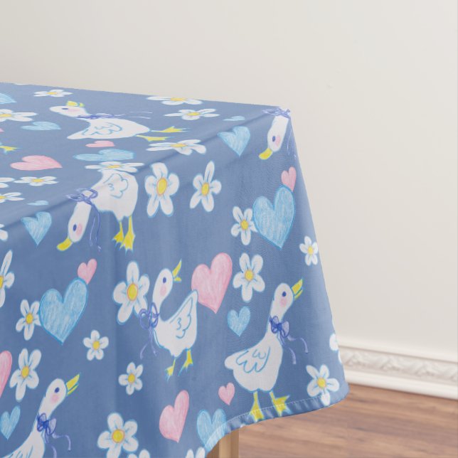 Nappe Motif d'oies de pays vintage (In Situ)
