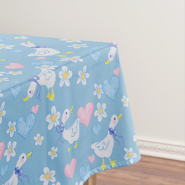 Nappe Motif d'oies de pays vintage (In Situ)