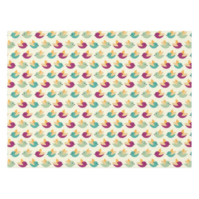 Nappe Motif d'oiseaux (Devant (Horizontal))