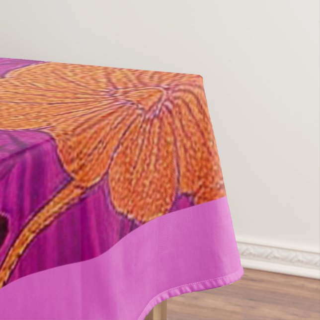Nappe - Motif doré rose ORIENTAL (In Situ)