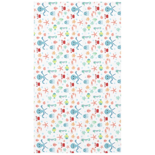 Nappe Motif du monde marin (Devant)