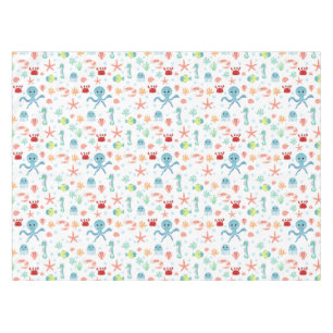 Nappe Motif du monde marin