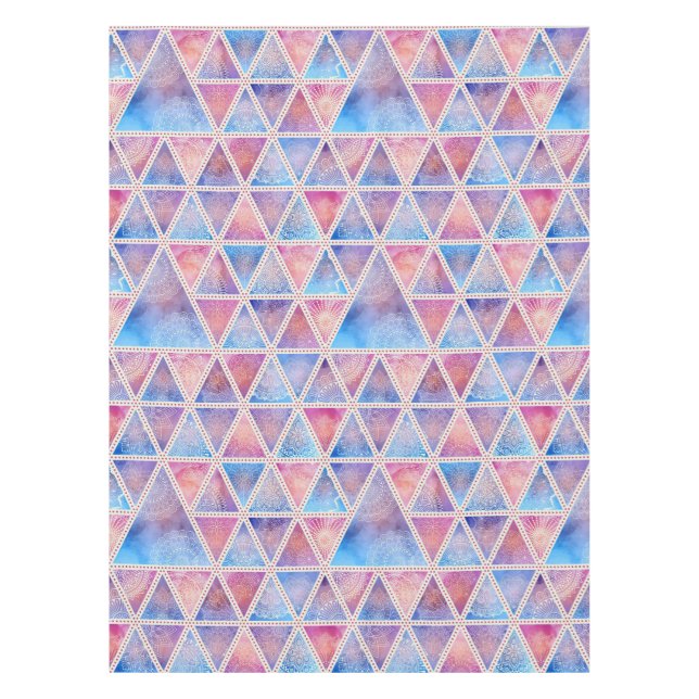 Nappe Motif du triangle Mandala (Devant)