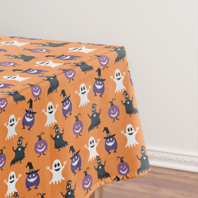 Nappe Motif éffrayant Halloween sur un (In Situ)