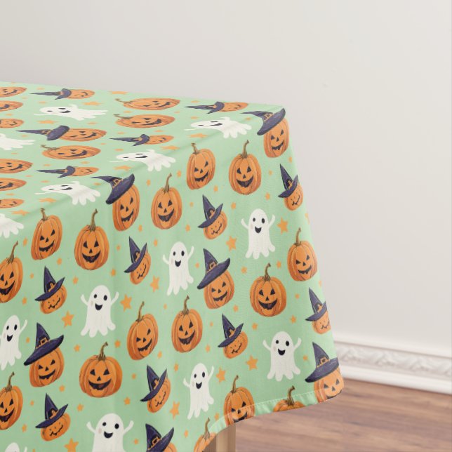 Nappe Motif éffrayant Halloween sur un (In Situ)