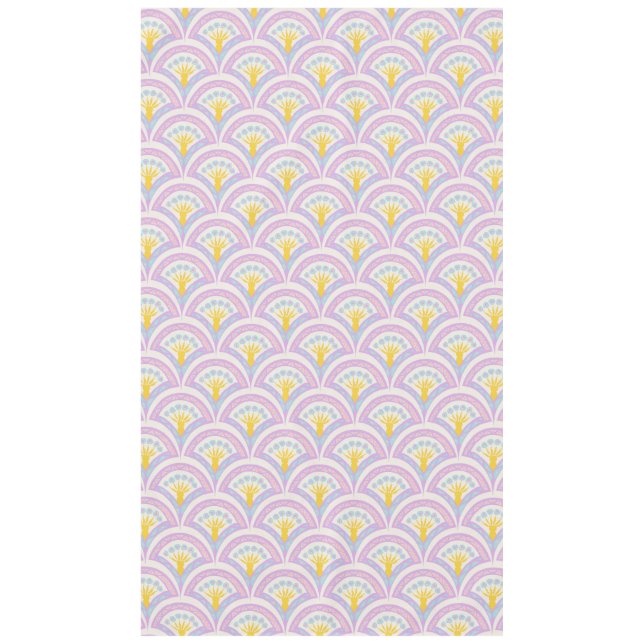 Nappe Motif en coquille de couleur pastel (Devant)