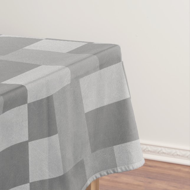 Nappe Motif en cuir gris (In Situ)