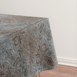 Nappe Motif en cuir rustique brun de l'Ouest