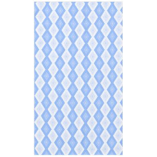 Nappe Motif en diamant bleu pâle