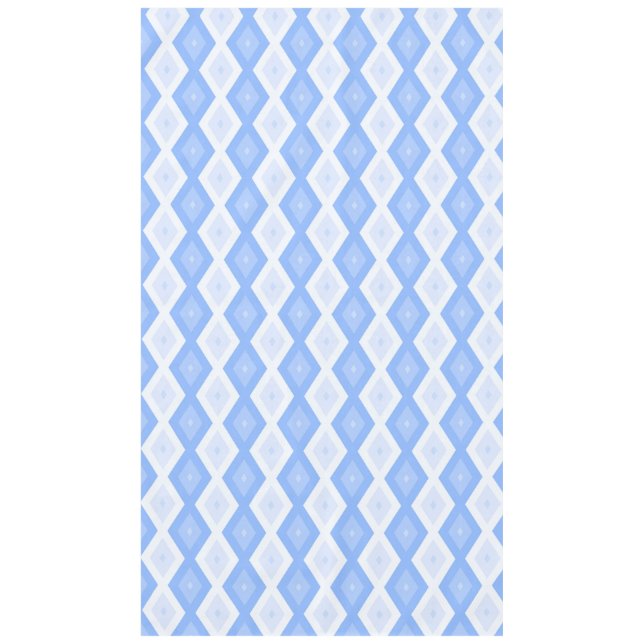 Nappe Motif en diamant bleu pâle (Devant)