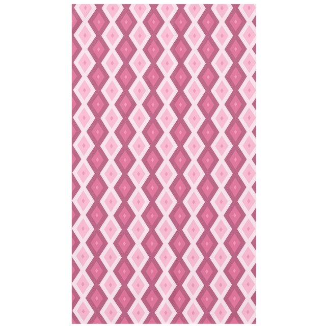 Nappe Motif en diamant rose (Devant)