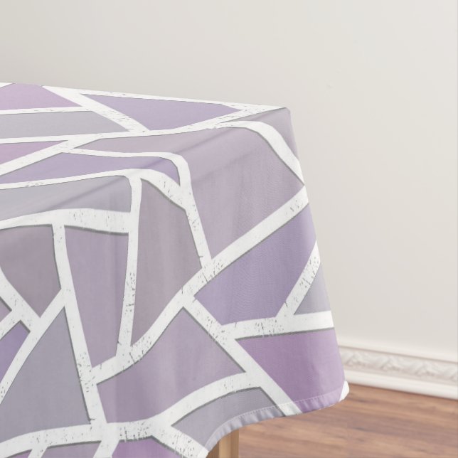 Nappe Motif en mosaïque de lavande (In Situ)