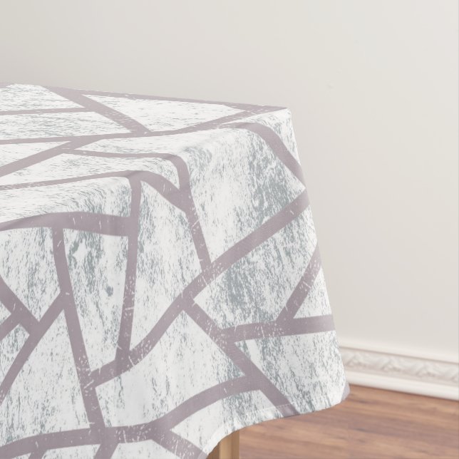 Nappe Motif en mosaïque gris pâle (In Situ)