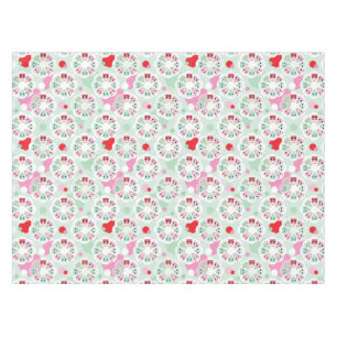 Nappe motif en pastel d'arrière - plan de hibou de fleu