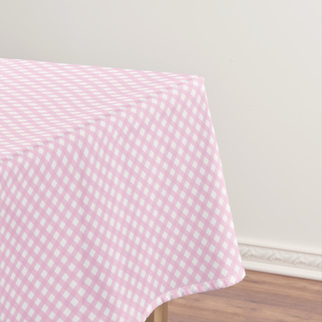 Nappe Motif En vichy rose doux (In Situ)