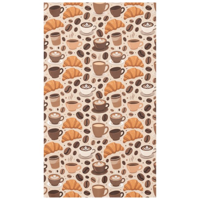Nappe Motif esthétique de café moderne (Devant)