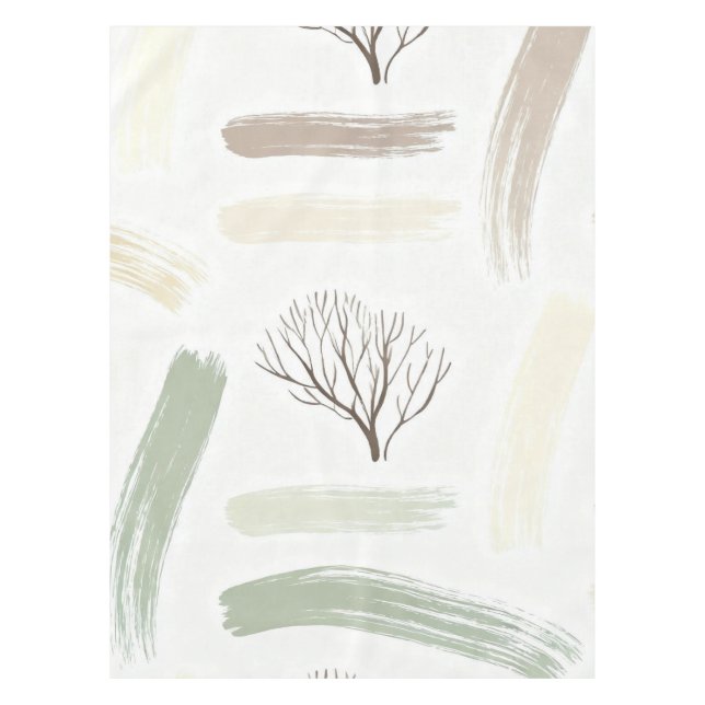 Nappe Motif esthétique minimal hivernal cosy   (Devant)