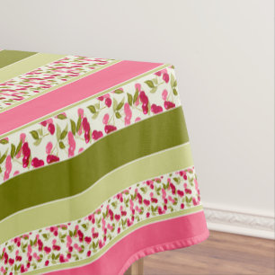Nappe Motif estival lumineux de rayures multicolores