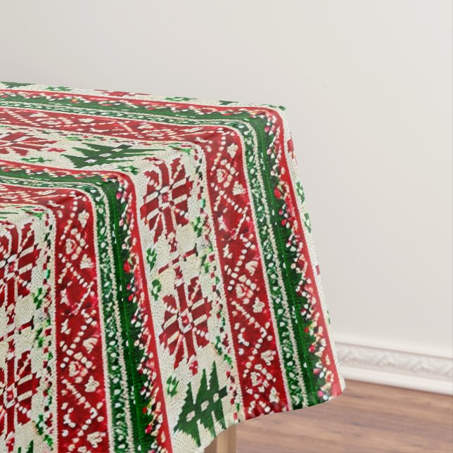 Nappe Motif Festif avec étoiles (In Situ)