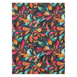 Nappe Motif Feuille brillant et coloré - Arrière - plan 
