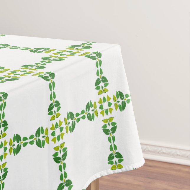 Nappe Motif Feuille, Motif De Feuilles, Feuilles Verts (In Situ)