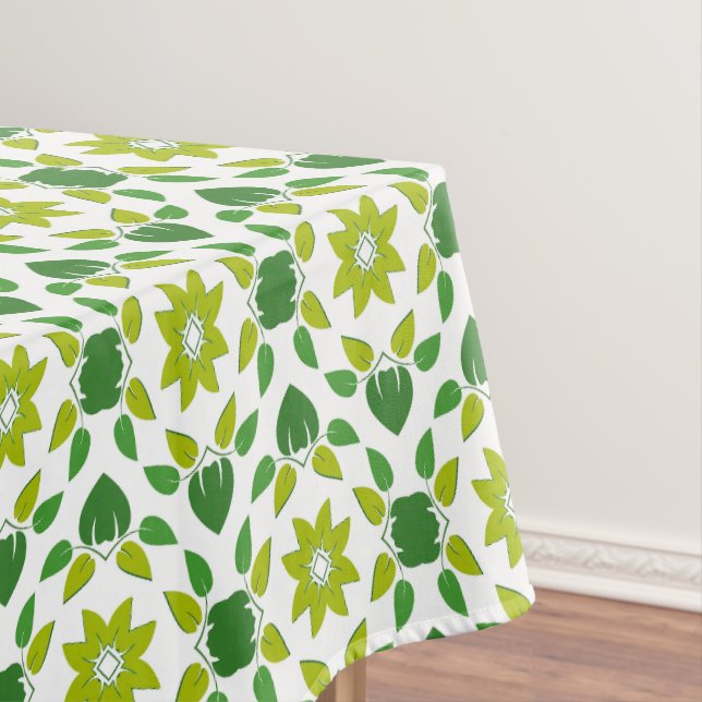 Nappe Motif Feuille, Motif De Feuilles, Feuilles Verts (In Situ)