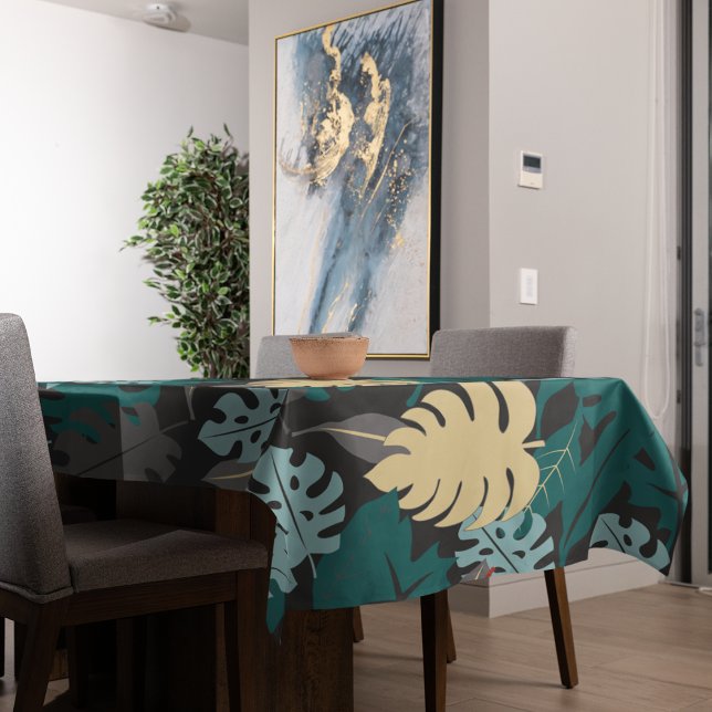 Nappe Motif Feuille tropical (Table cloth)