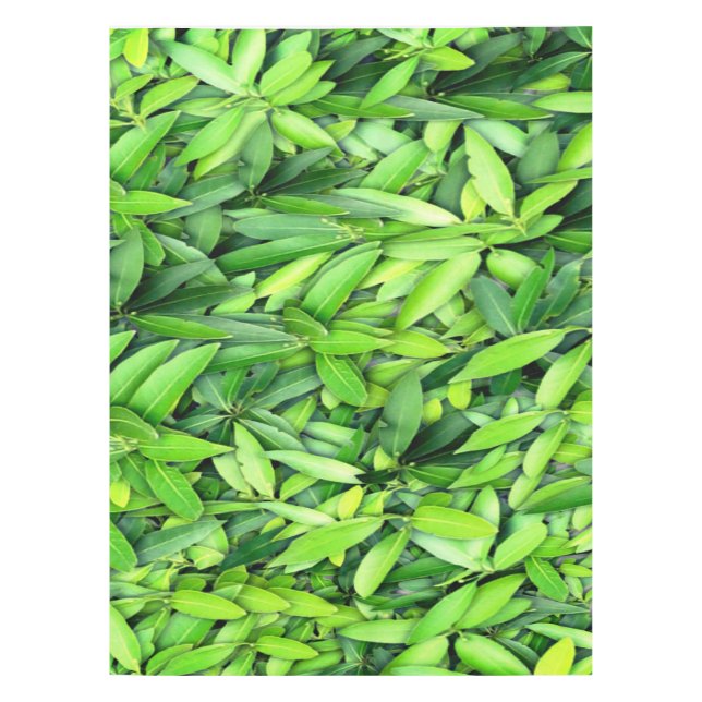 Nappe Motif Feuille verdoyant - Nature Botanique (Devant)