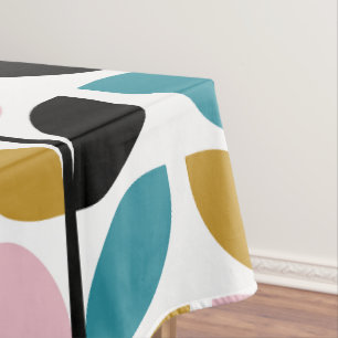 Nappe Motif Feuilles de Retro Mod