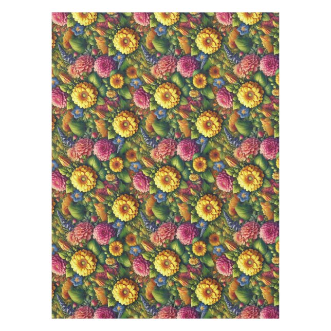 Nappe Motif floral (Devant)