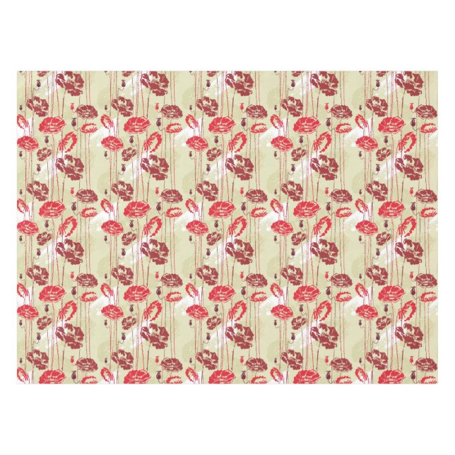 Nappe Motif floral 2 d'élégance abstraite (Devant (Horizontal))
