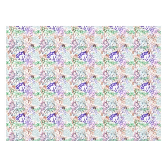 Nappe Motif floral 8 (Devant (Horizontal))