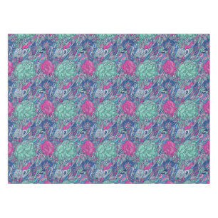 Nappe Motif floral coloré de griffonnage