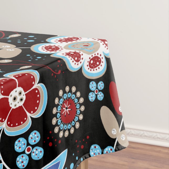 Nappe Motif floral de gens audacieux (In Situ)