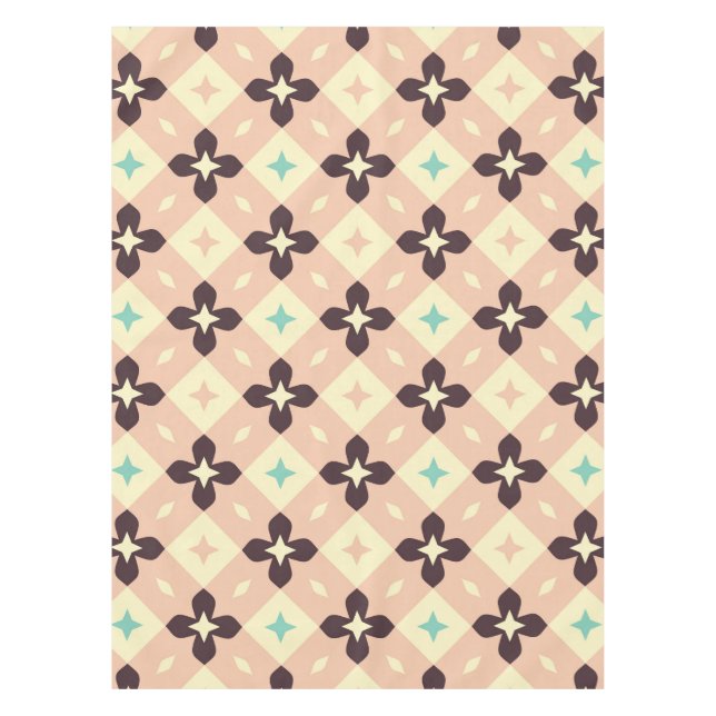 Nappe Motif floral géométrique sans couture (Devant)