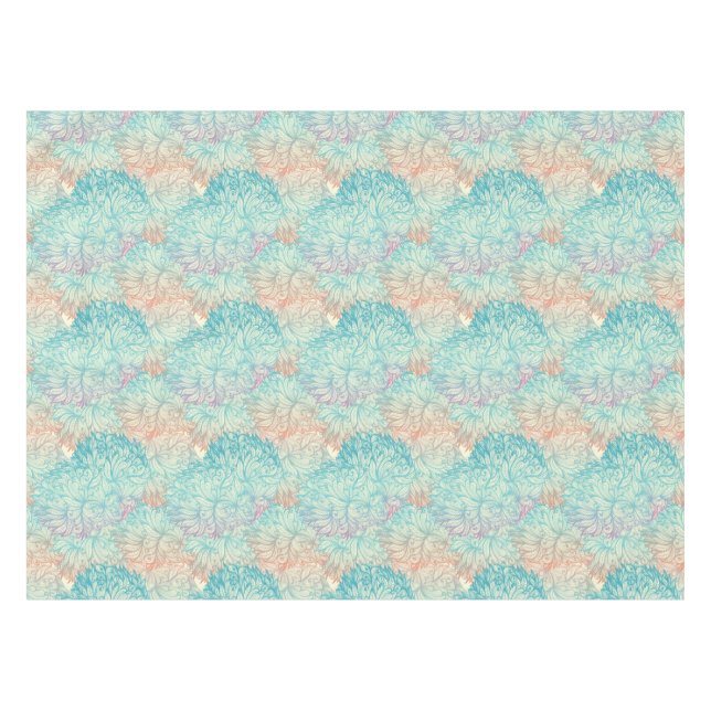 Nappe Motif floral multicolore de griffonnage (Devant (Horizontal))