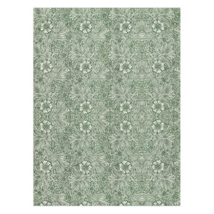 Nappe Motif floral orné de fleurs & feuilles blanches
