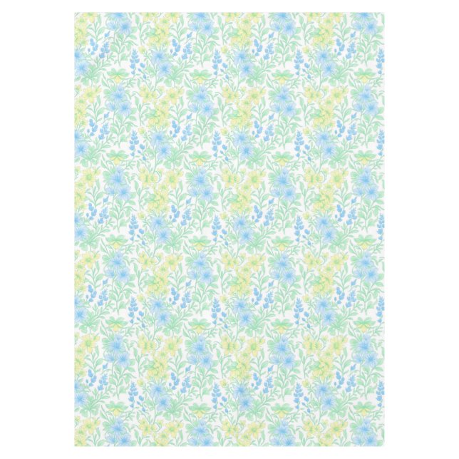 Nappe Motif floral pastel frais (Devant)