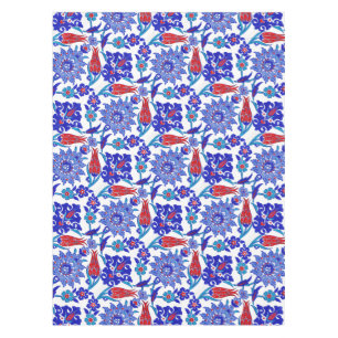Nappe Motif floral turc fait main antique de tuile de