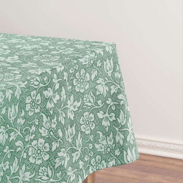 Nappe Motif Floral Vintage Rustique (In Situ)