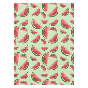 Nappe Motif Fruit De Pastèque Sur Vert